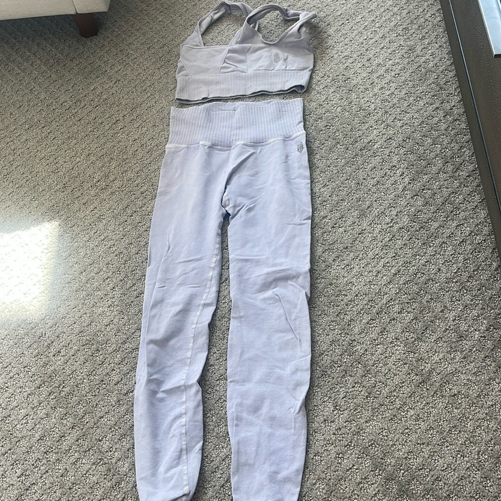 Light purple / lavender free people movement set